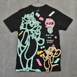 NWT Mens Southpole Tom and Jerry Cartoon Graphics T-Shirt Men's Size Small B5-25